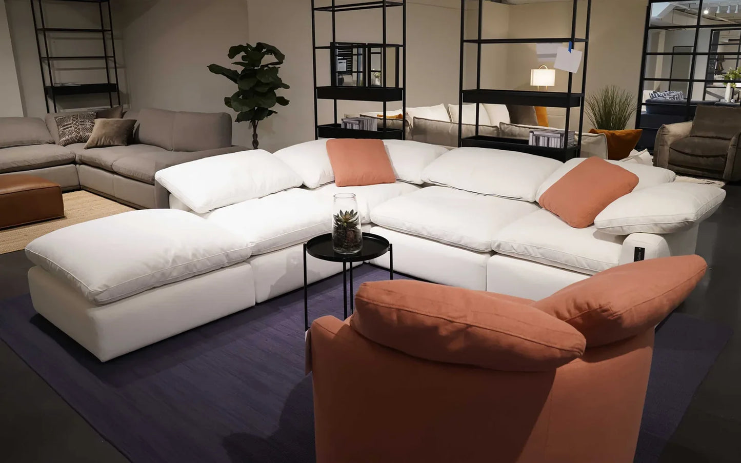 Zephyrus Modern Motion Sectional Sofa