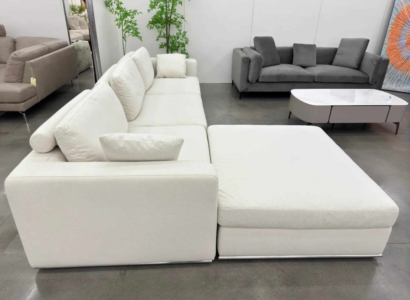 Nora Modular Sectional Sofa with Ottoman