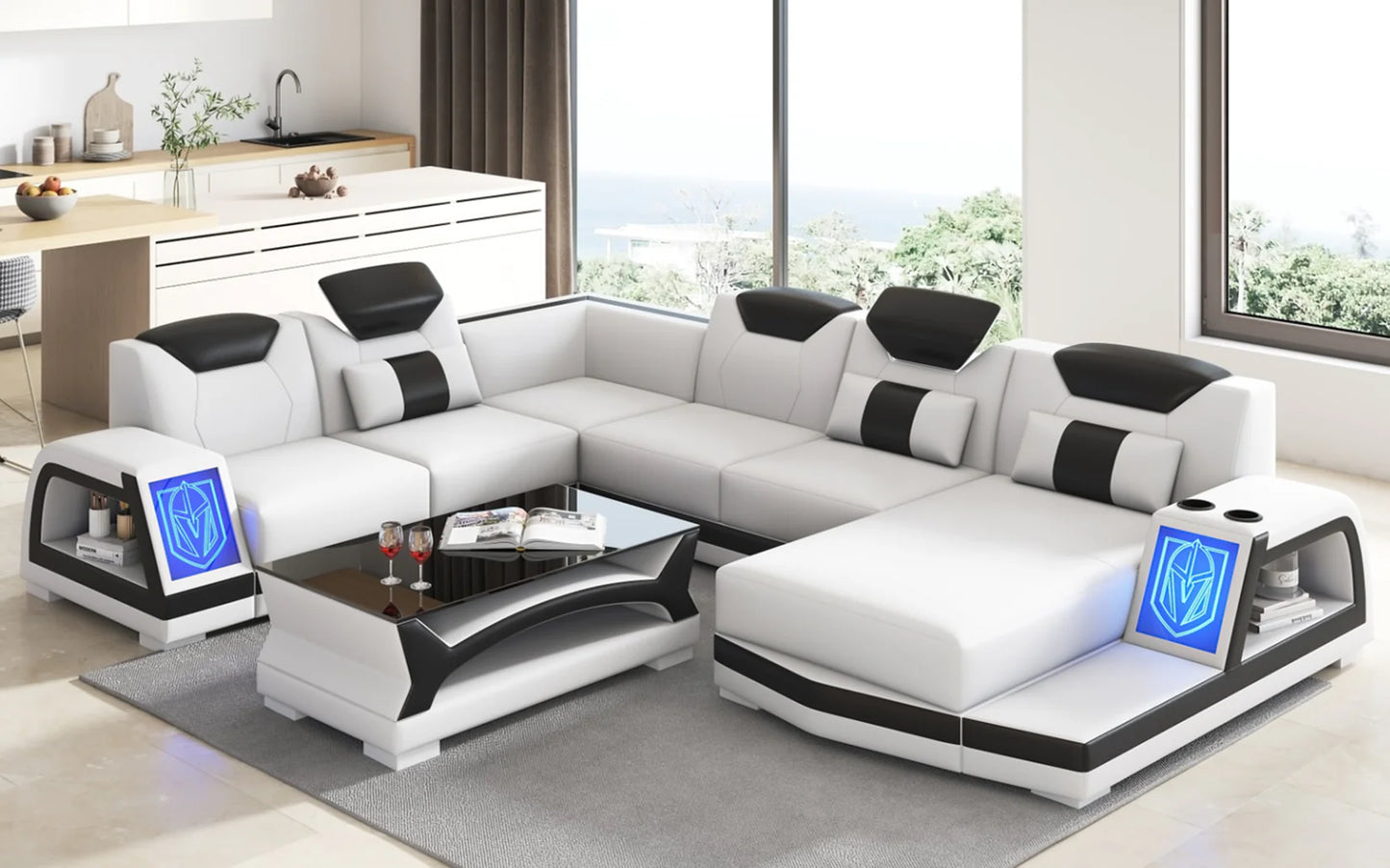 Vinco Modern Sectional