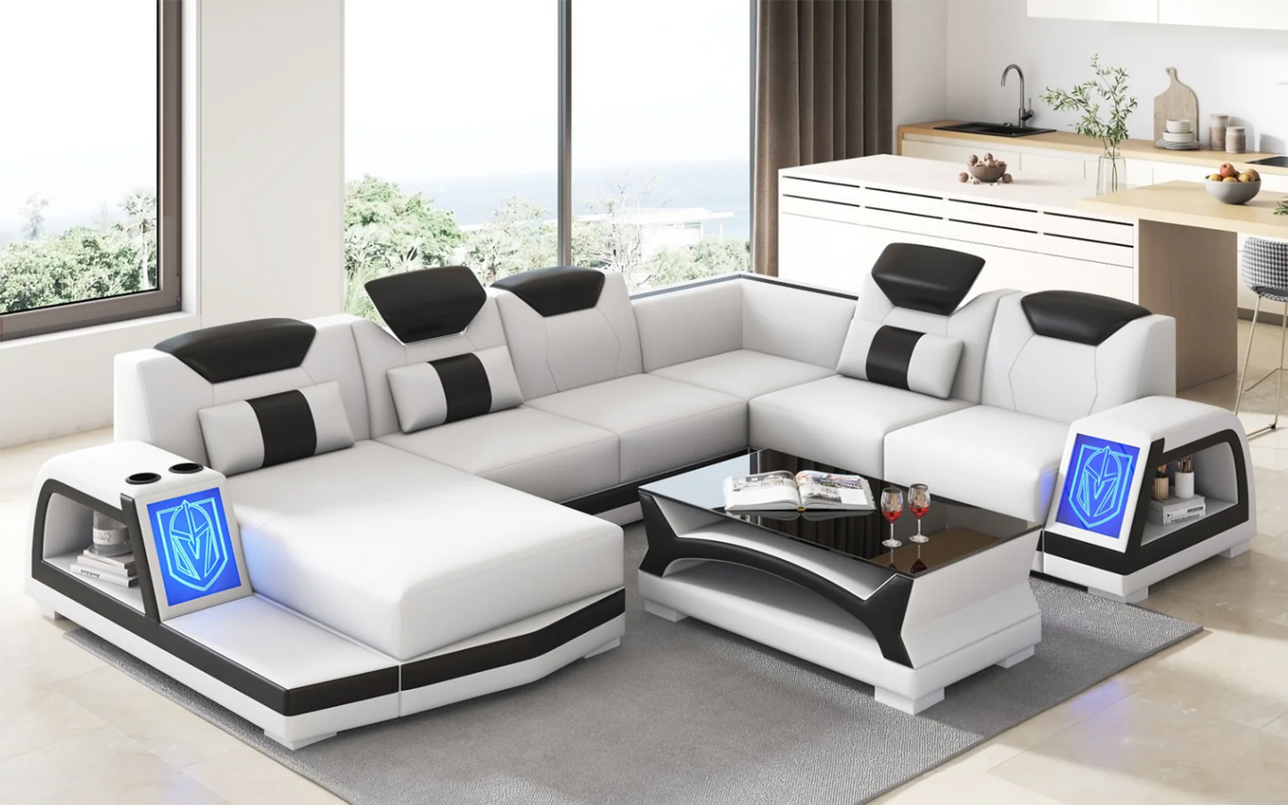 Vinco Modern Sectional