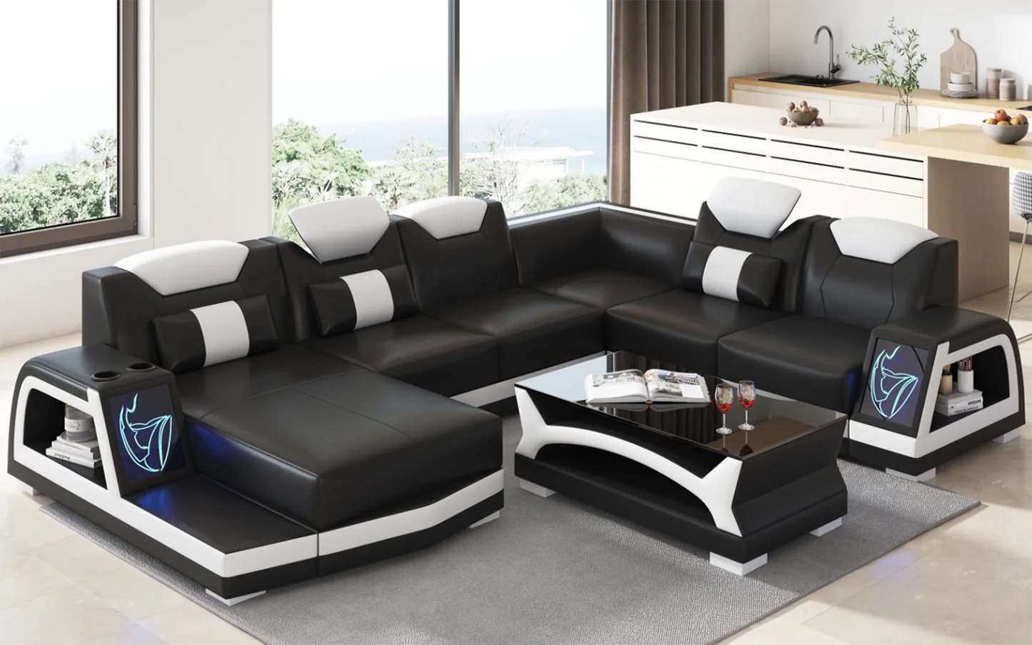 Vinco Modern Sectional