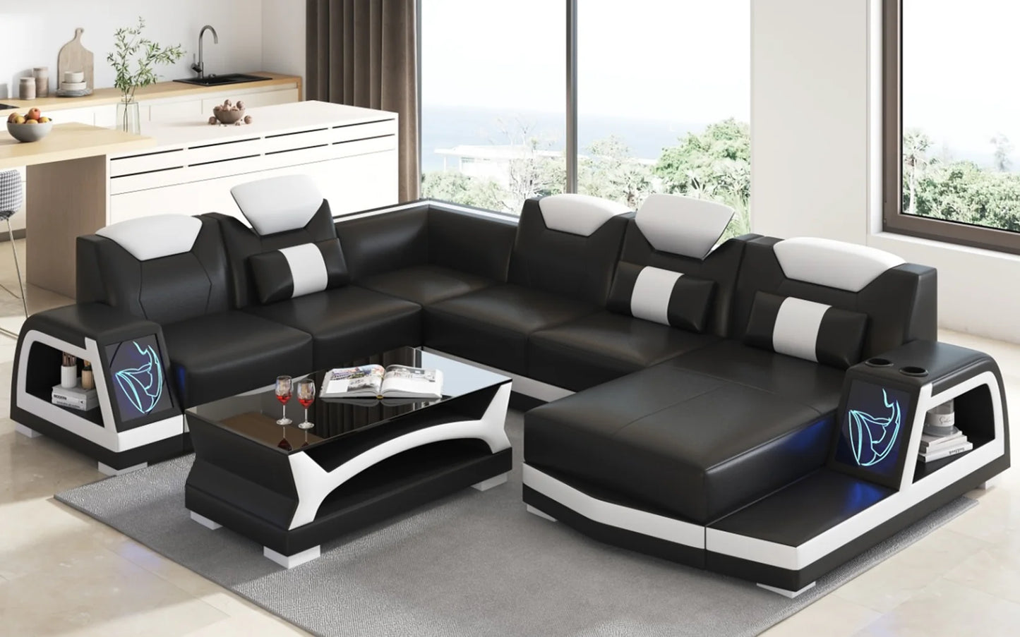 Vinco Modern Sectional