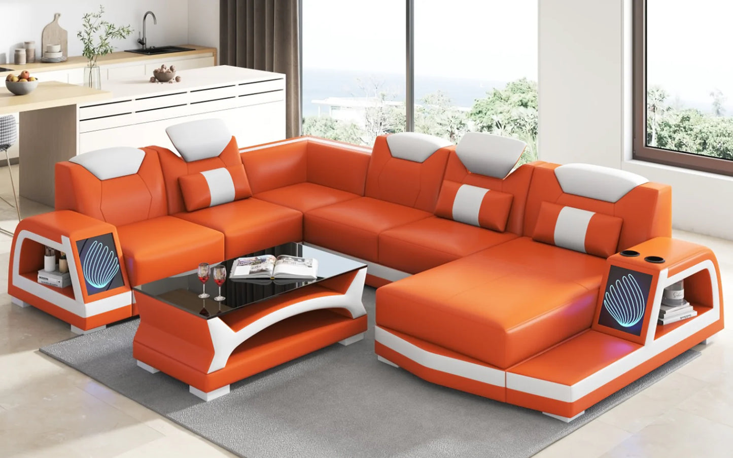 Vinco Modern Sectional