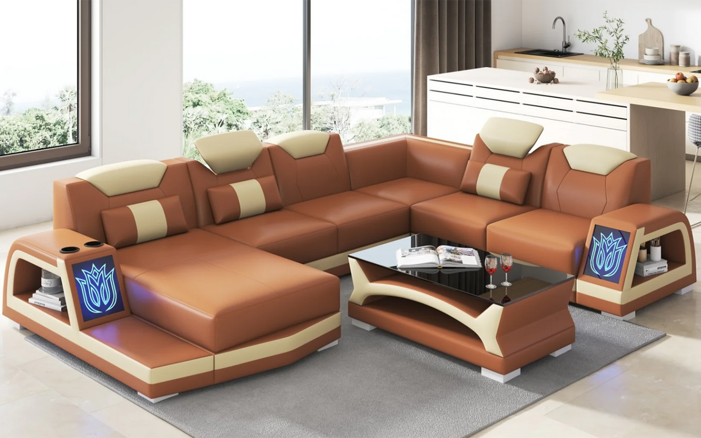 Vinco Modern Sectional