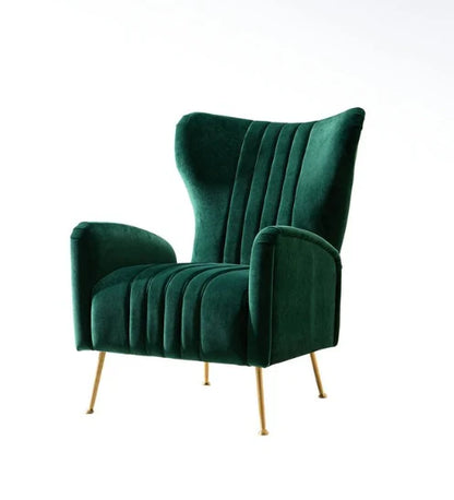 Modern Glam Wingback Chair