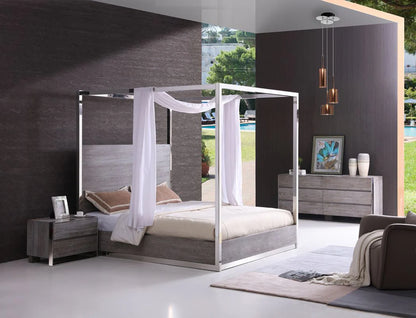 Modern Canopy Bedroom Set