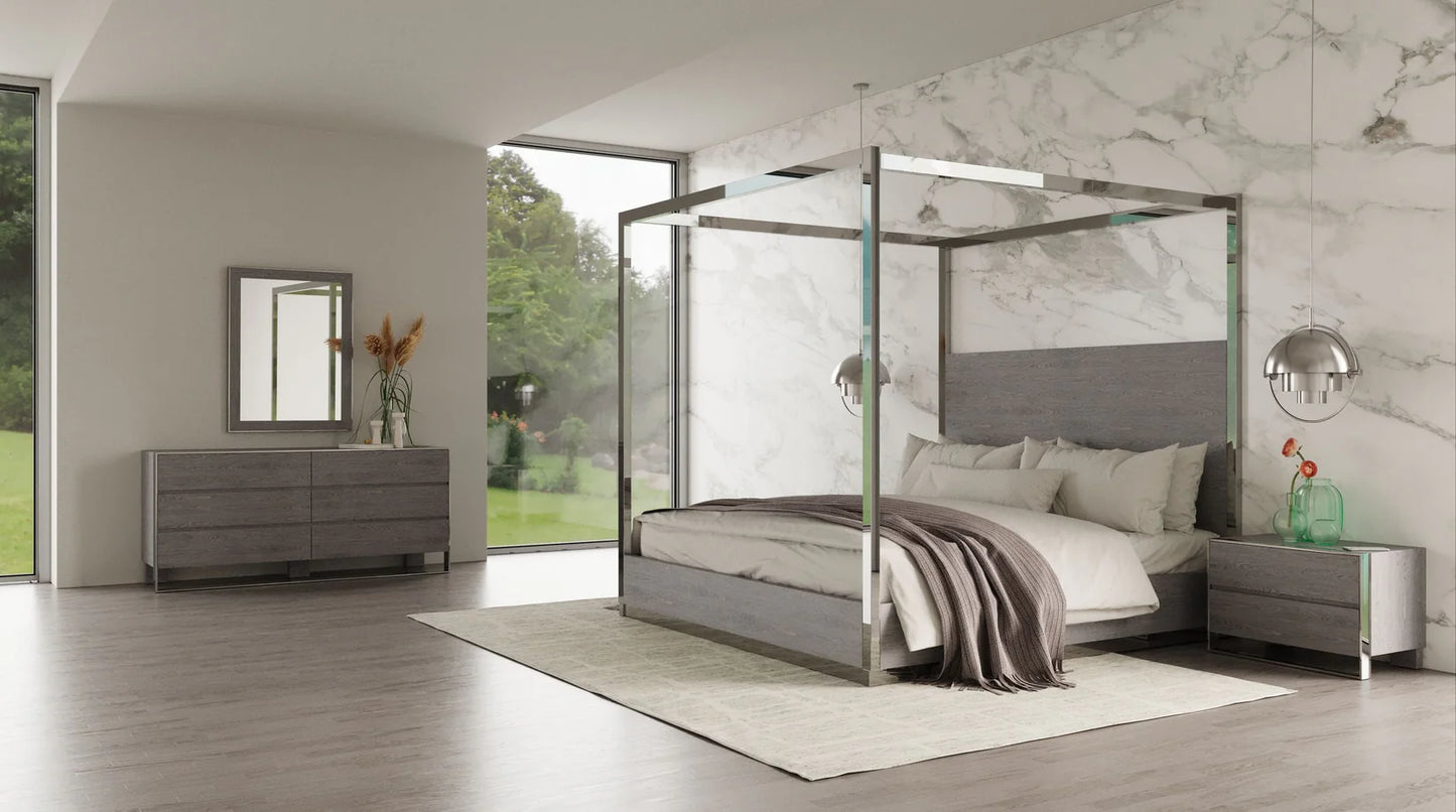 Modern Canopy Bedroom Set